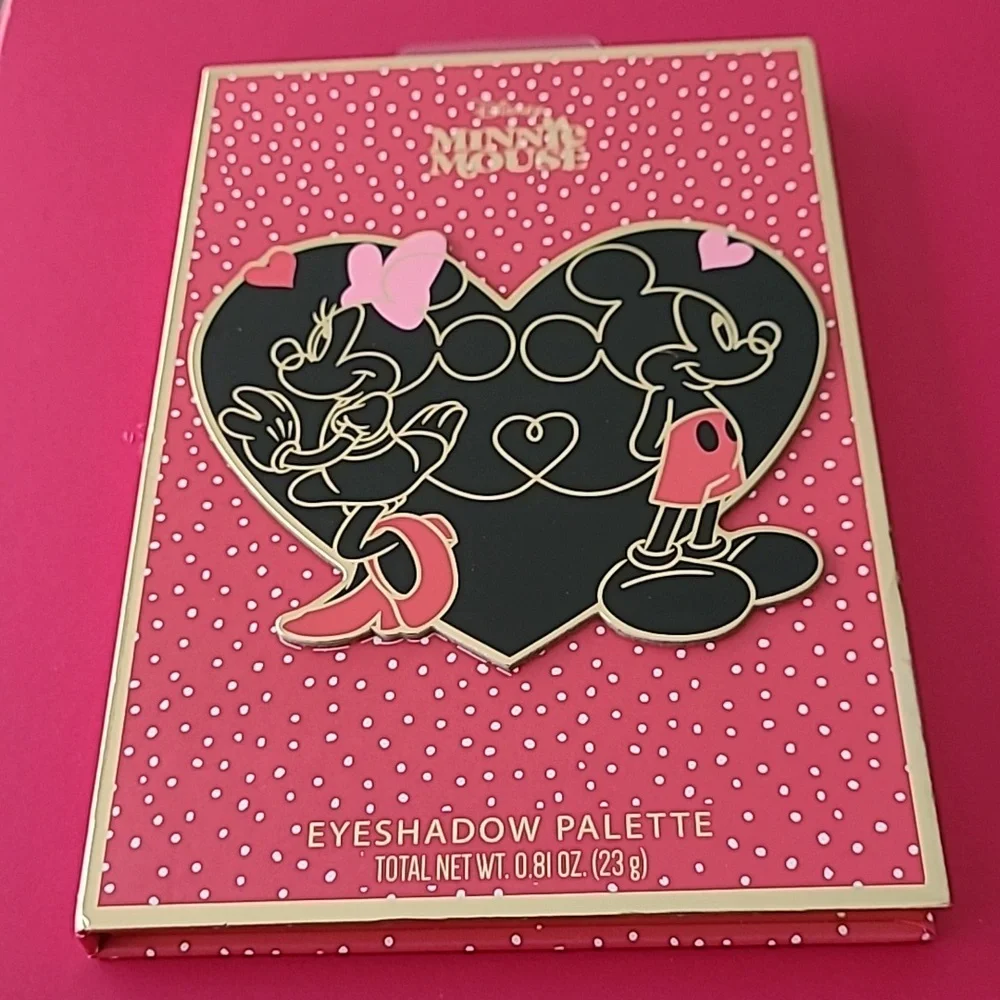 Disney Minnie Mouse & Mickey Mouse Eye Shadow Palette 12 Shades NWT Sealed